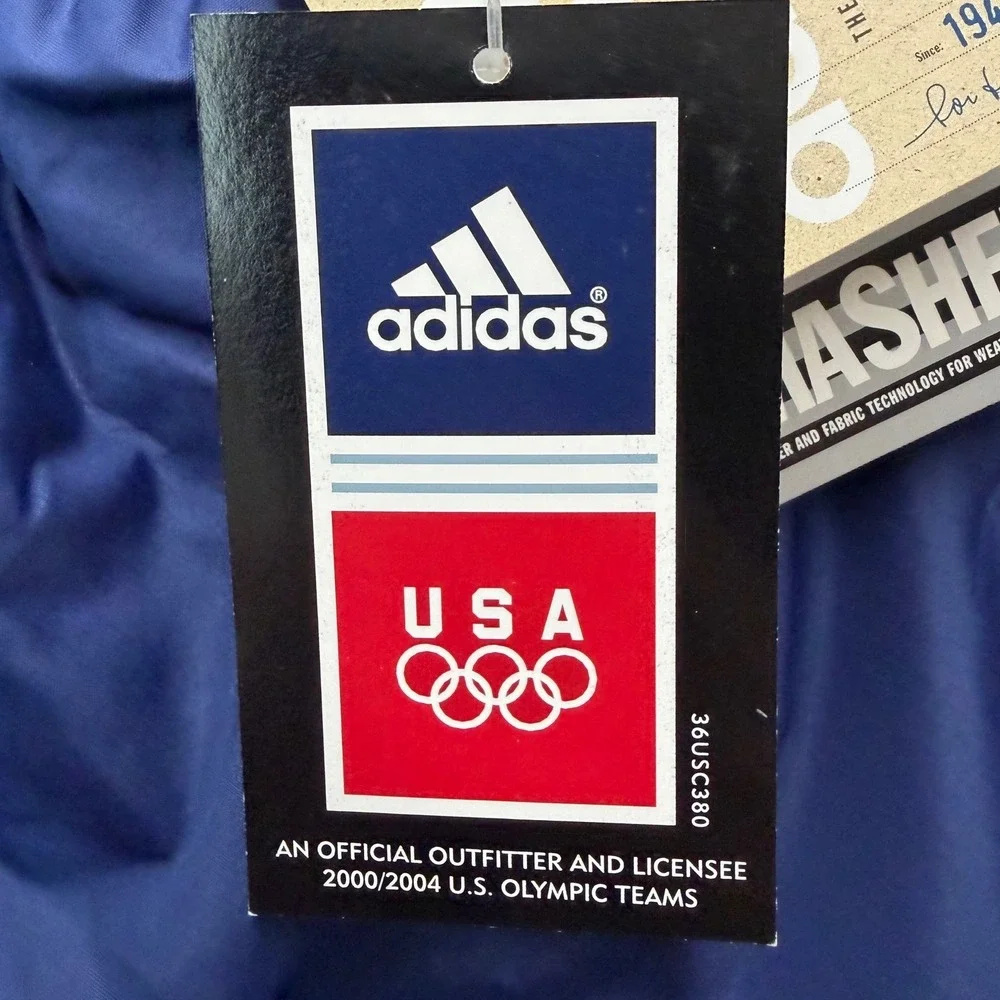 Vintage Adidas Track Pants Mens XL 31X32 Blue USA 2000 Olympic ClimaShell New